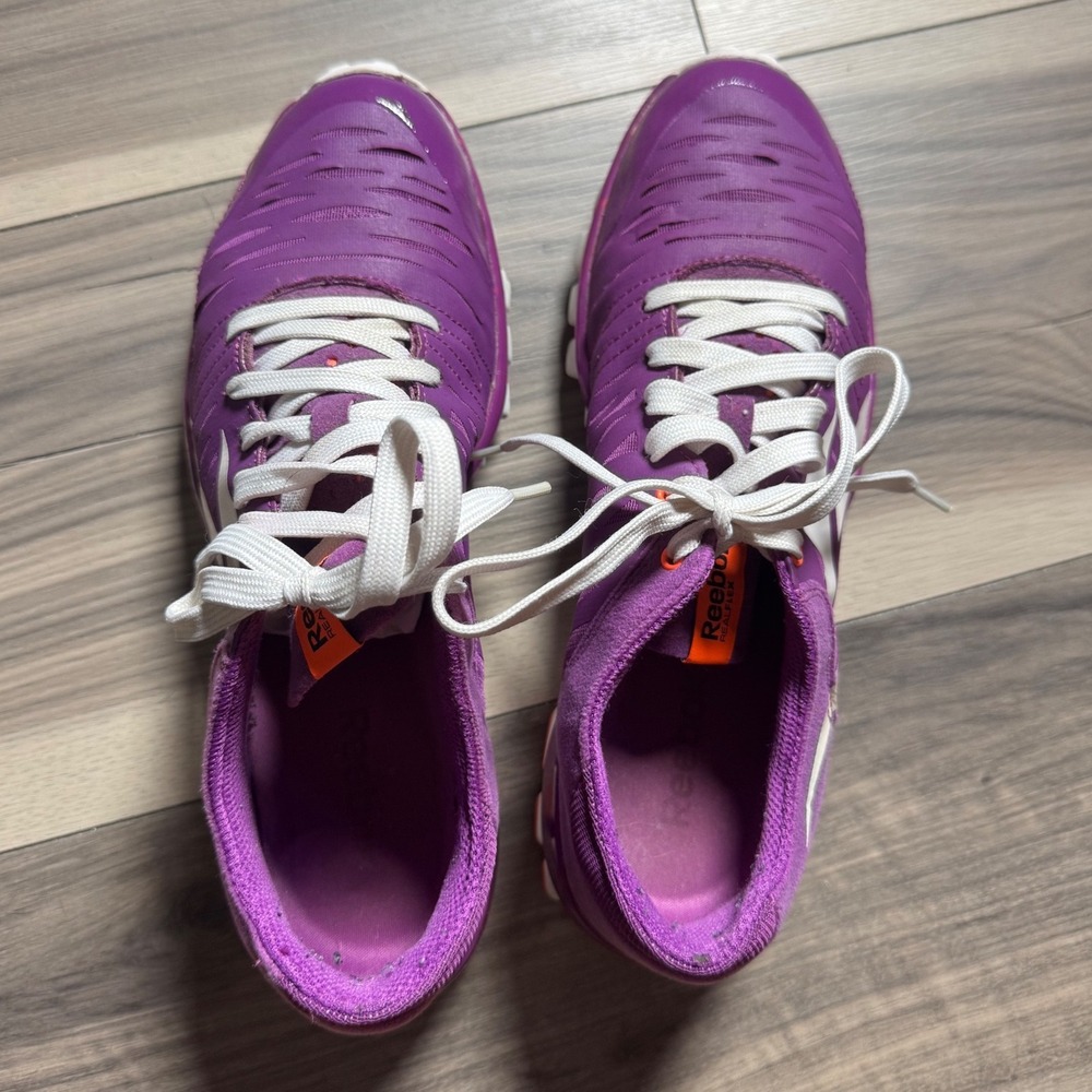 Reebok RealFlex Purple Orange Women's Running Shoes J93858 Size 8 - Picture 5 of 10
